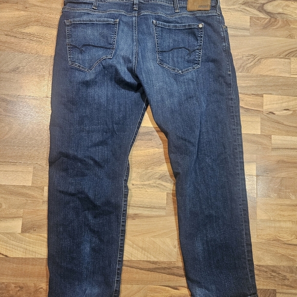 Mavi Jeans Mens 40x30 Blue Straight Leg Denim Stretch - Picture 6 of 11